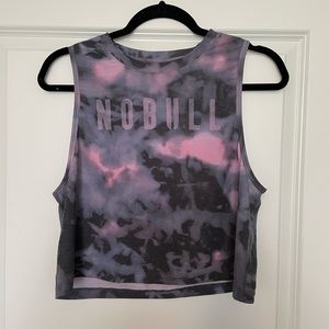 NoBull Crop Tank- Pink/Purple